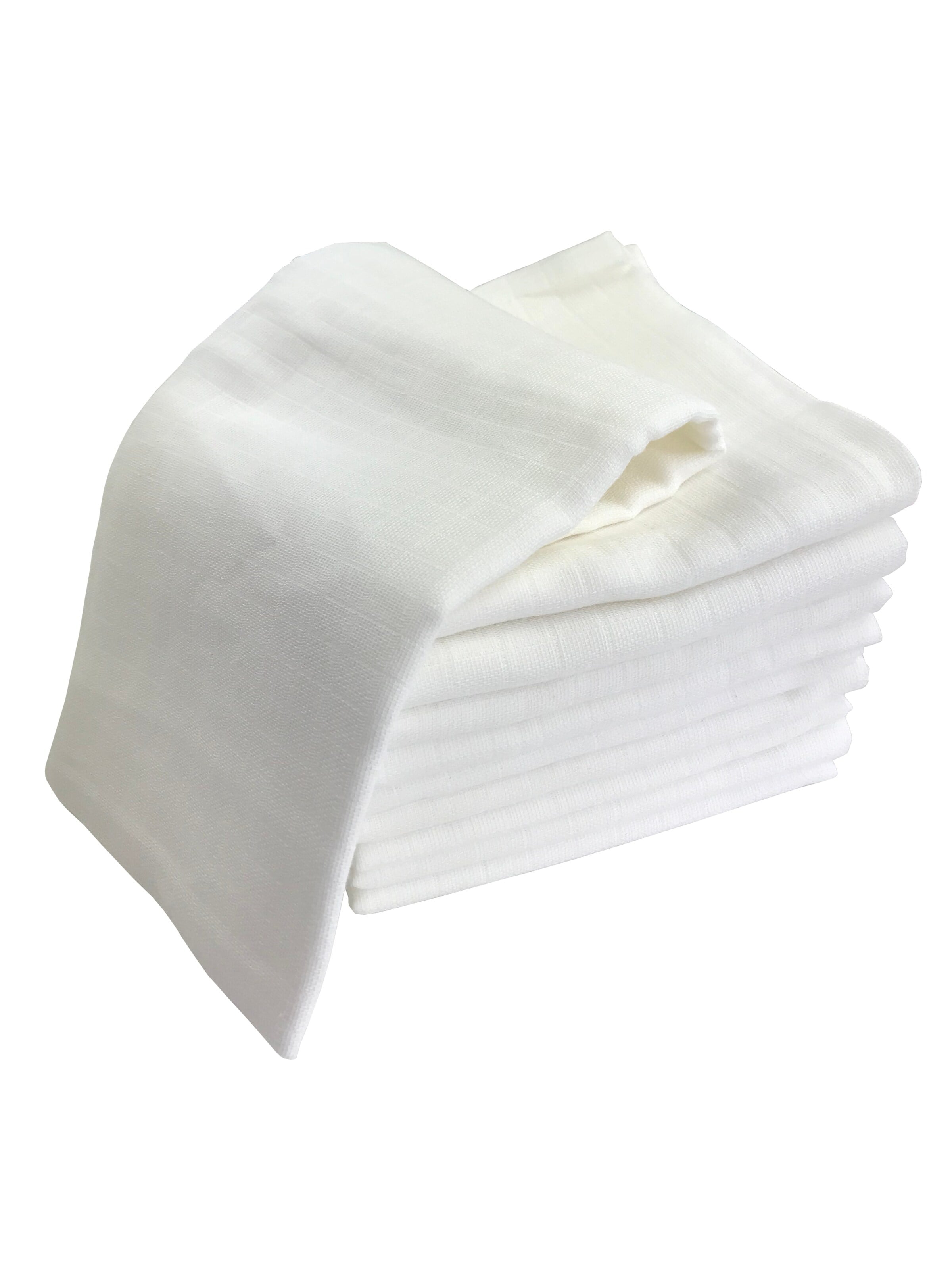 M.M.C. Baby Blanket 'Mullwindel Unifarben' in One size in White, Item view