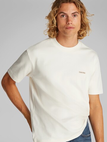 balts Calvin Klein Jeans T-Krekls