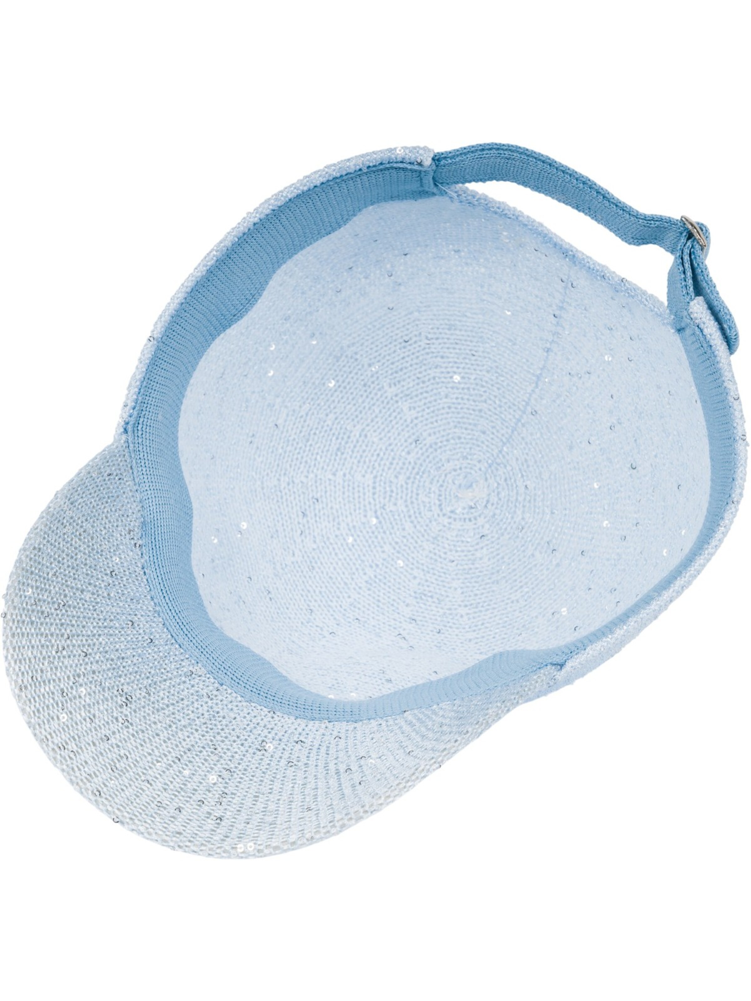 styleBREAKER Cap 'Gewebtes Baseball Cap Pailletten'‌‌‌‌‌‌‌‌ in Blau