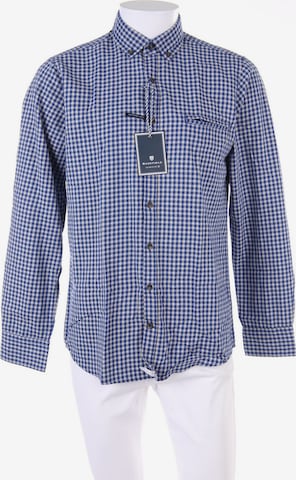 BASEFIELD Button Up Shirt in M in Blue: front
