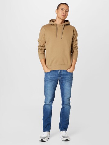 TOM TAILOR DENIM Sweatshirt in Beige