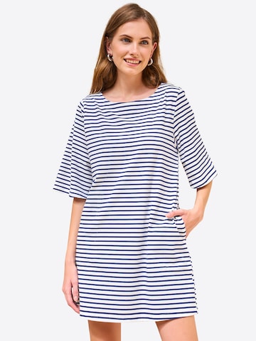 Imily Bela Šaty – modrá: přední strana