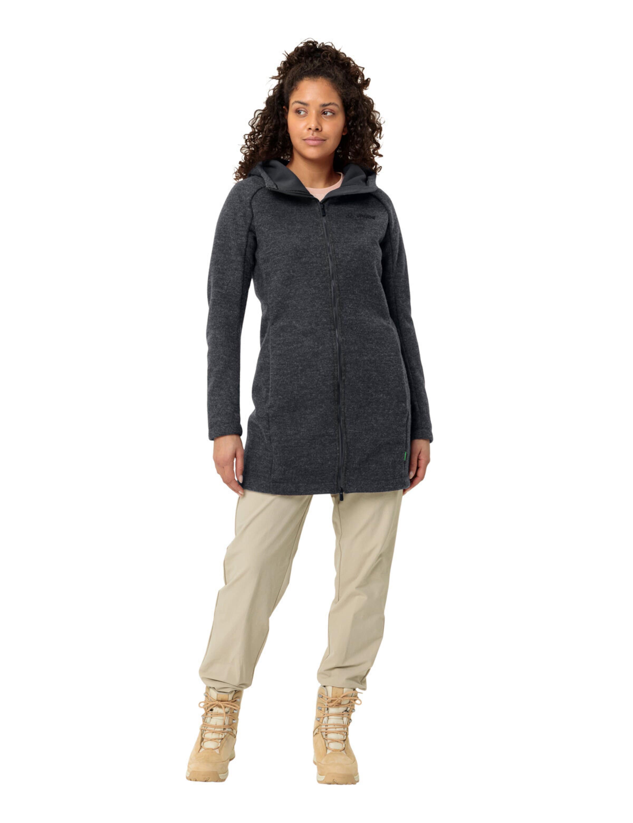VAUDE Functionele fleece jas 'Tinshan III' in Zwart