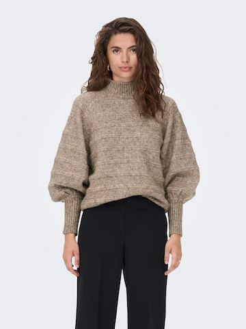 ONLY Sweater 'Celina' in Brown: front