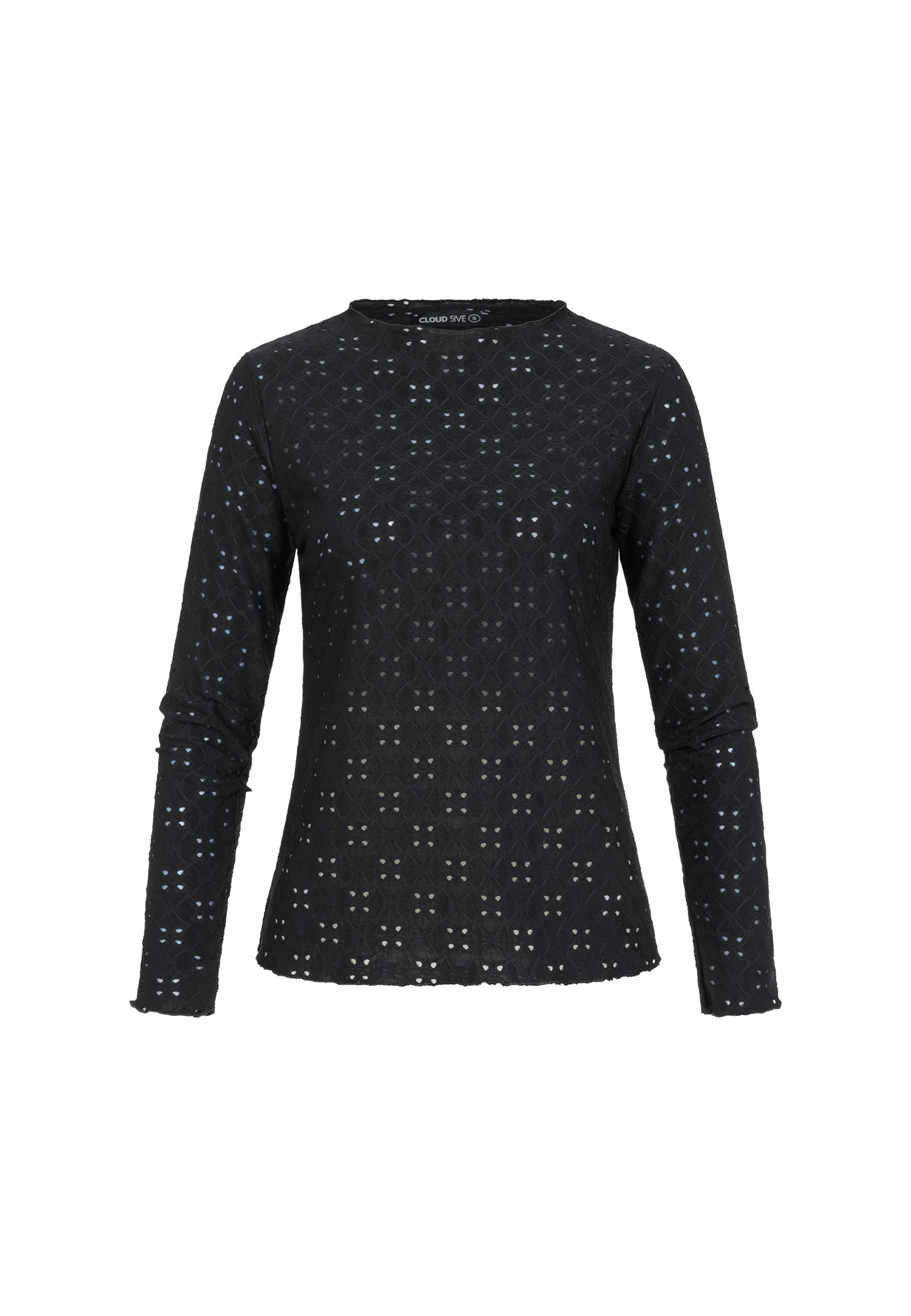 T-shirt Cloud5ive en noir : devant