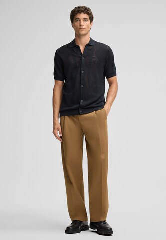 STRELLSON Regular fit Button Up Shirt 'Adrian' in Black