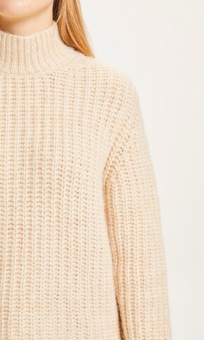 KnowledgeCotton Apparel Pullover 'Myrthe' i beige