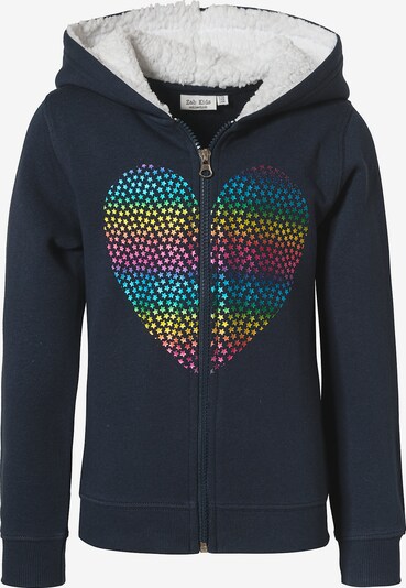 myToys COLLECTION Zip-Up Hoodie in Blue / Dark blue / Yellow / Pink, Item view