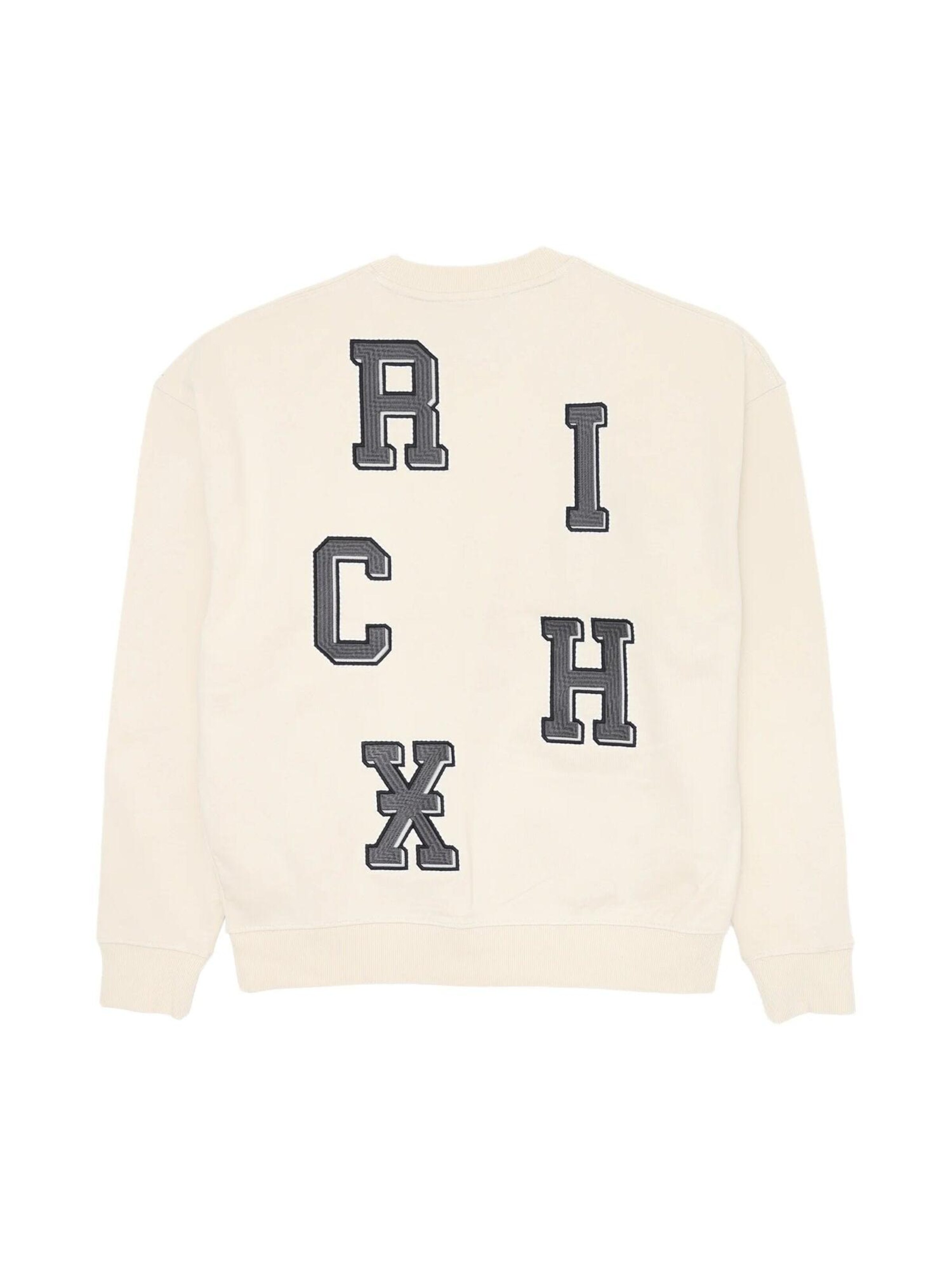 John Richmond Sweatshirt 'Nemes' in Wit