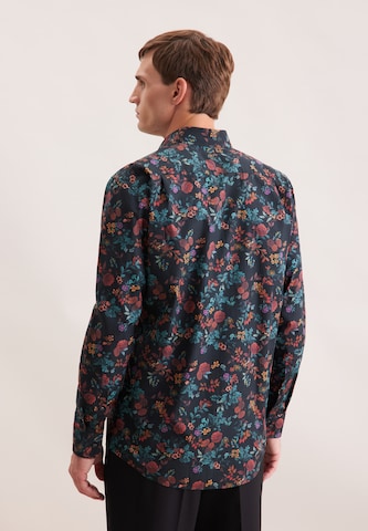 Coupe regular Chemise business SEIDENSTICKER en noir
