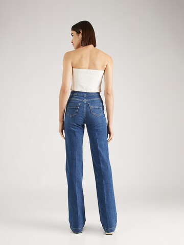 Elisabetta Franchi Wide leg Jeans in Blue