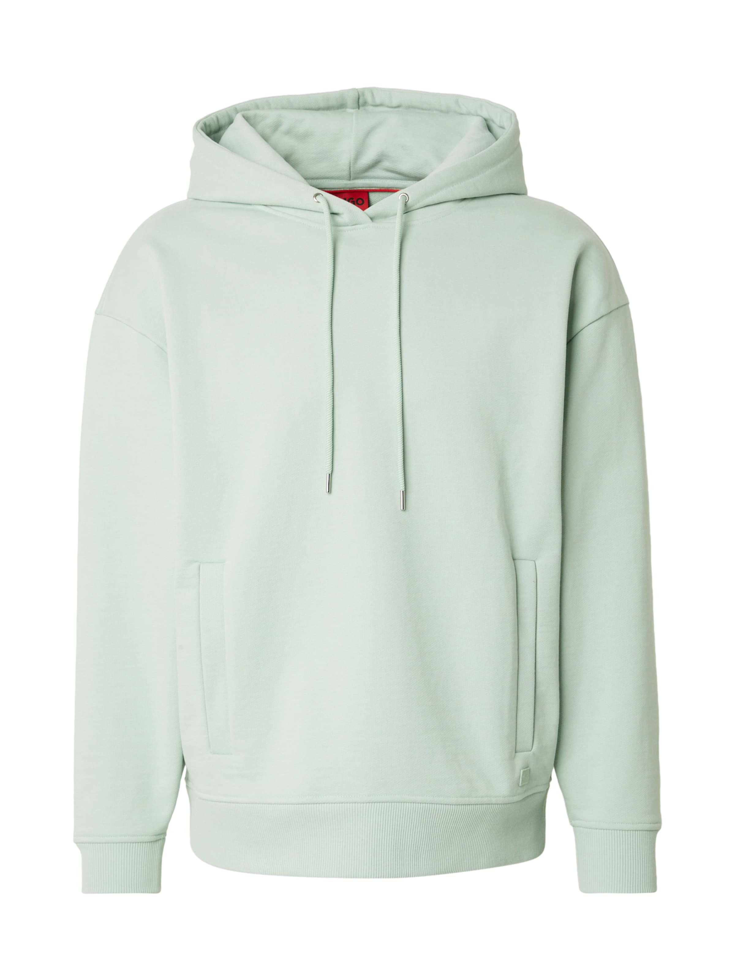 HUGO Μπλούζα φούτερ 'Dplanet 10256063 01' σε πράσινο: μπροστά