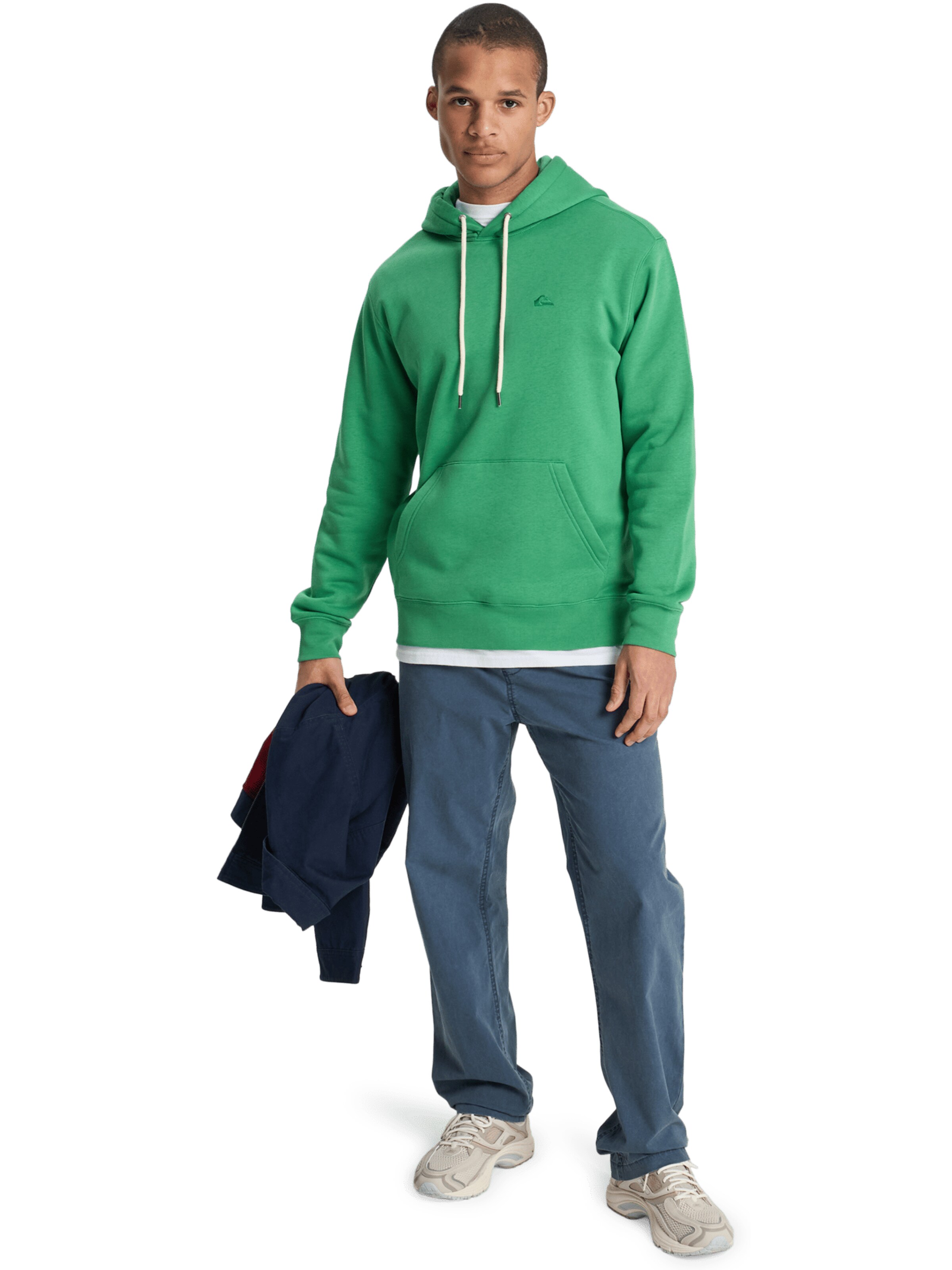 QUIKSILVER Sweatshirt 'Salt Water' in Green
