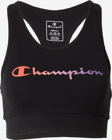 Bustino Reggiseno sportivo di Champion Authentic Athletic Apparel in nero: frontale