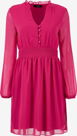 LELA Kleid in Pink: predná strana