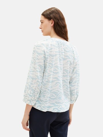 TOM TAILOR Bluse in Blau