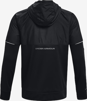 UNDER ARMOUR Sports sweat jacket in Black