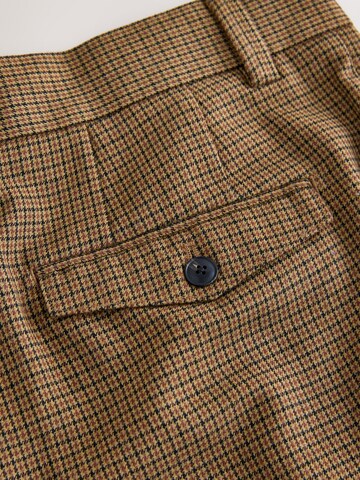 Next Slim fit Trousers with creases in Brown