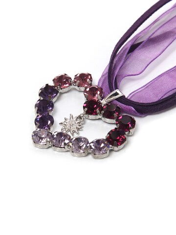 Allgäu Rebell Necklace 'Gudrun' in Purple