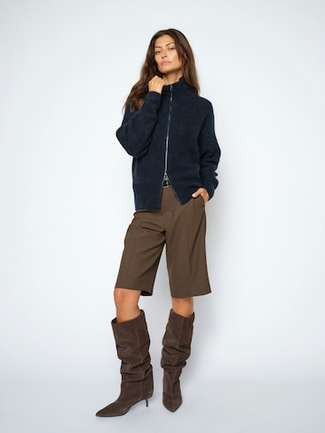 MOS MOSH Regular Broek 'Leyana Miley ' in Bruin