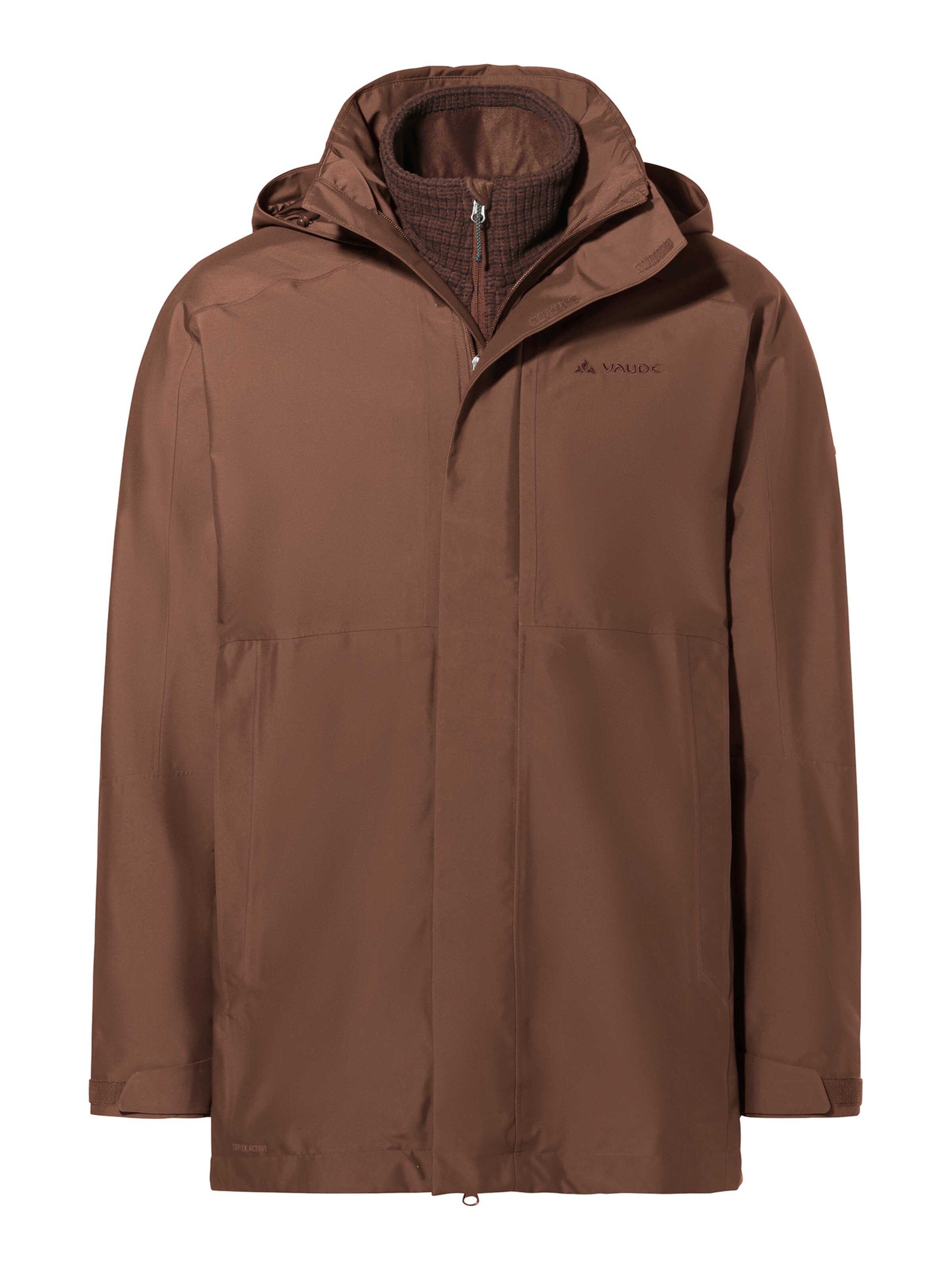 VAUDE Jacke 'Idris' in Braun: Vorderseite