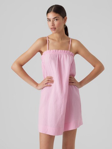 Robe d’été 'NATALI NIA' VERO MODA en rose : devant