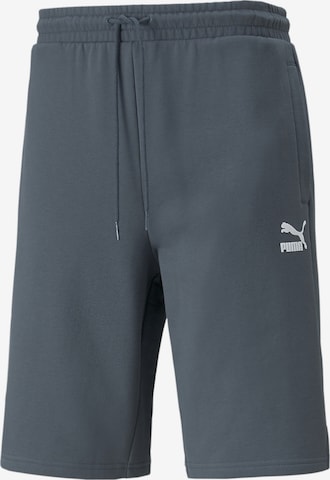 PUMA Sportbroek in Grijs: voorkant