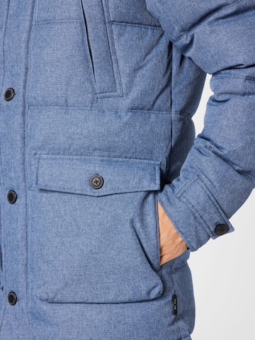 INDICODE JEANS Winter Jacket 'Hail' in Blue