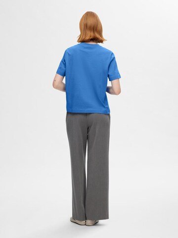 SELECTED - Camiseta 'SLFEssential' en azul
