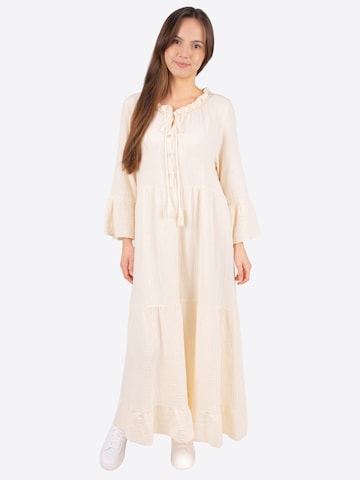 Seasons of April Kleid 'AMARA MUSSELIN ' in Beige