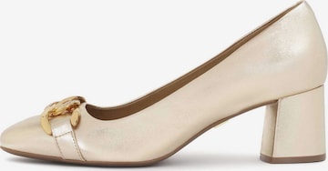 Kazar Pumps in Gold: front