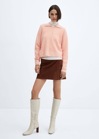 MANGO Sweater 'Palau' in Pink