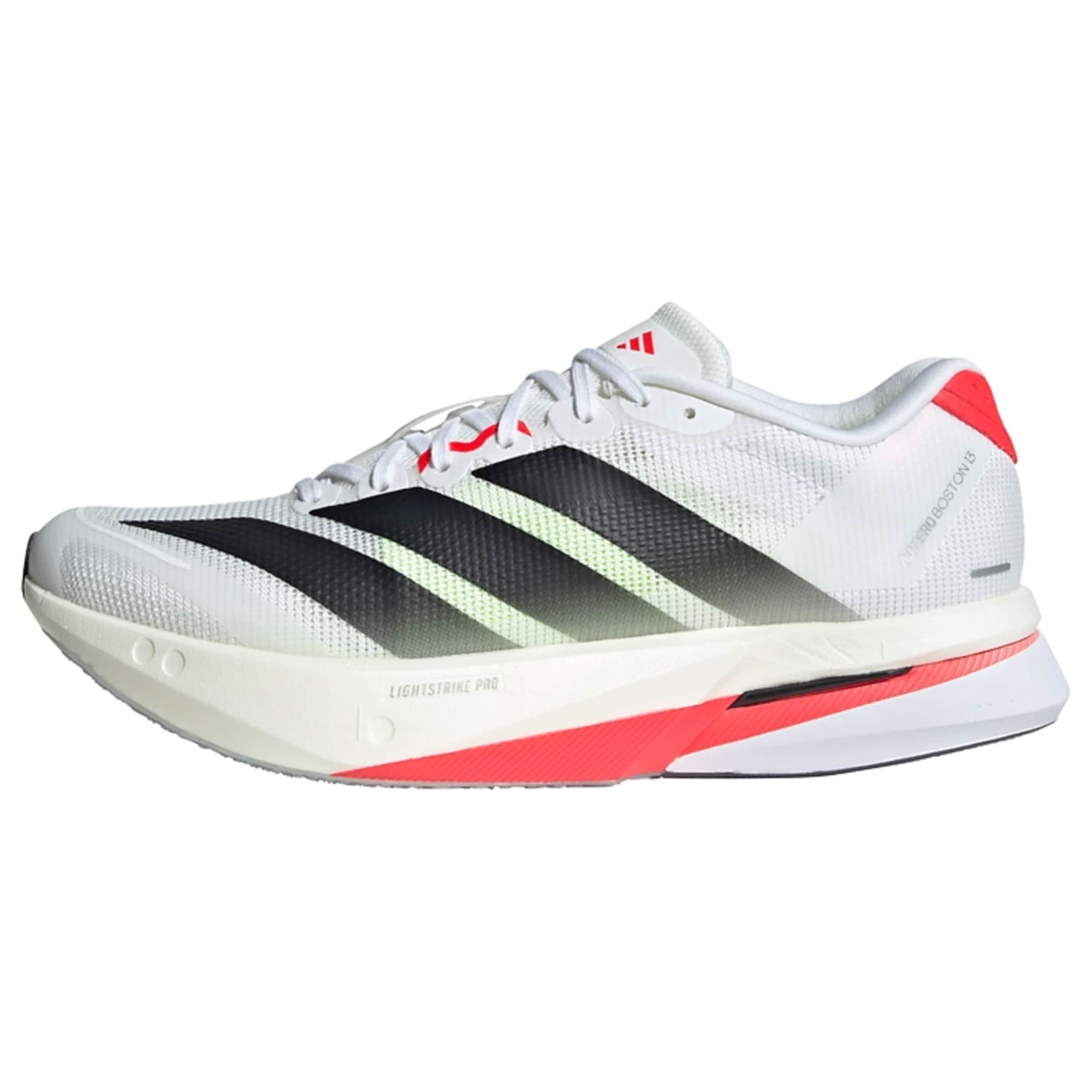 ADIDAS PERFORMANCE Running shoe 'Adizero Boston 13' in White: front