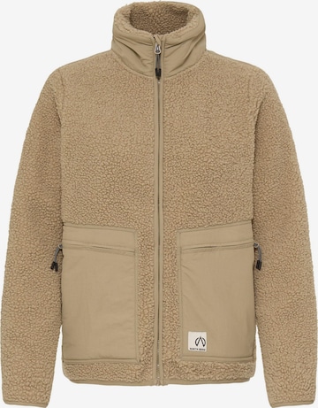 North Bend - Casaco meia-estação ' NBGalonne W Teddy Jacket ' em castanho: frente