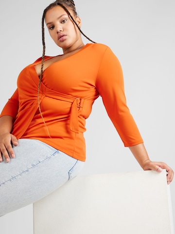 Lauren Ralph Lauren Plus Shirt 'JAINAB' in Orange