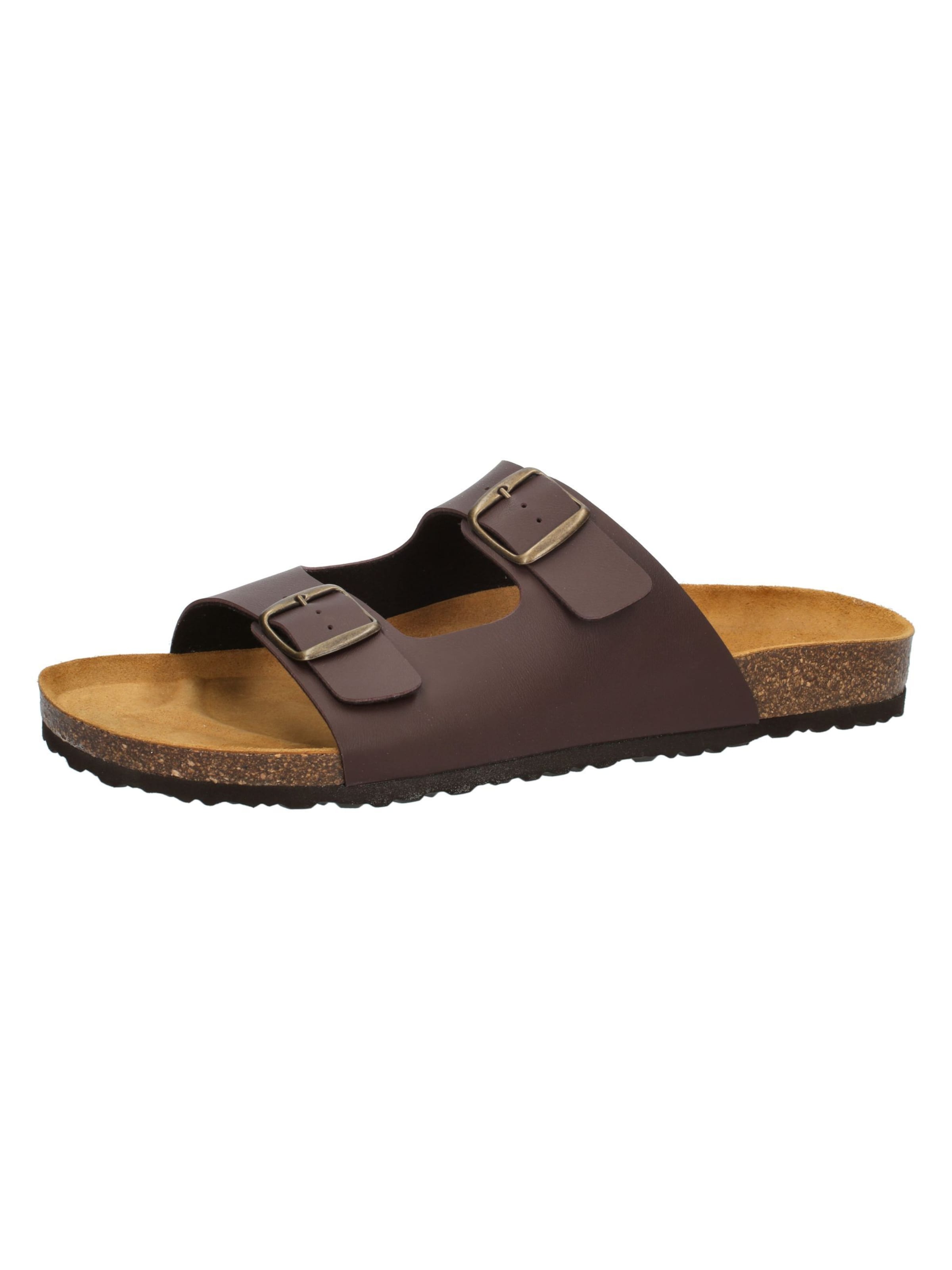 LICO Pantolette in Braun: Vorderseite