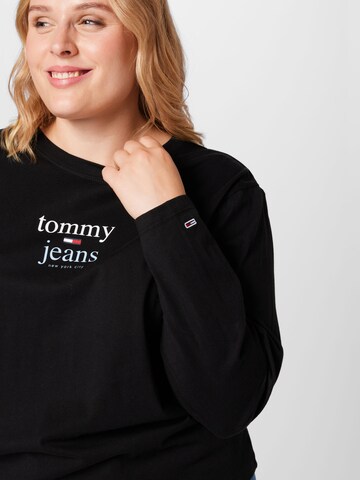 Tommy Jeans Curve Shirt in Schwarz