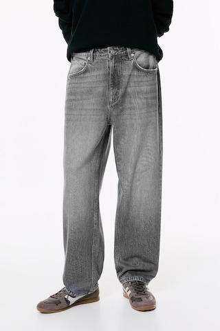 Pull&Bear Baggy Farmer - szürke: elől