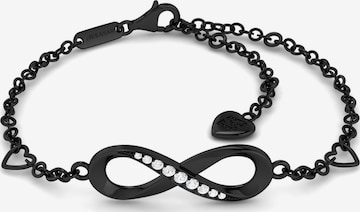 SERASAR Armband 'Infinity' in Schwarz: Vorderseite