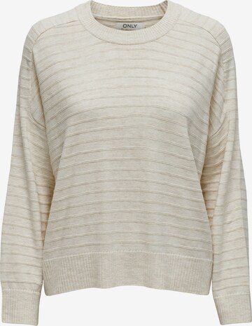 Pull-over 'Cata' ONLY en beige : devant