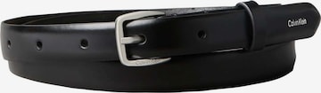 Calvin Klein Bälte 'ESSENTIA' i svart: framsida