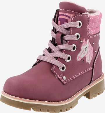 TOM TAILOR Boots in Pink: front