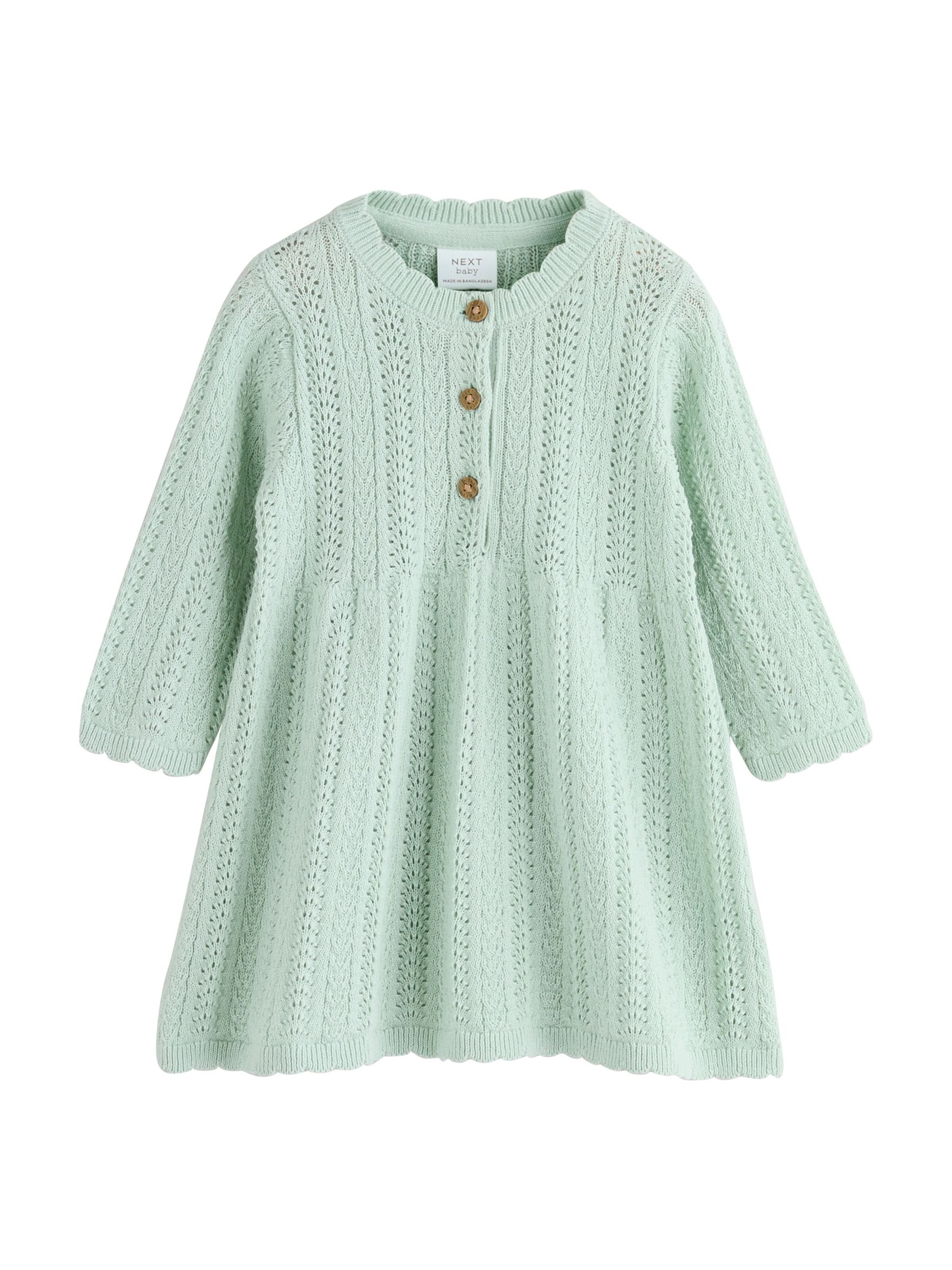 Next - Vestido en verde: frente