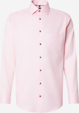 rožinė OLYMP Standartinis modelis Dalykinio stiliaus marškiniai 'Luxor': priekis