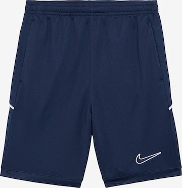 NIKE Regular Sportbroek 'Academy' in Blauw: voorkant