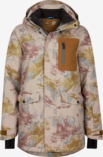 O'NEILL Veste de sport 'Utility' en bleu pastel / marron / olive / rose / rose ancienne, Vue avec produit