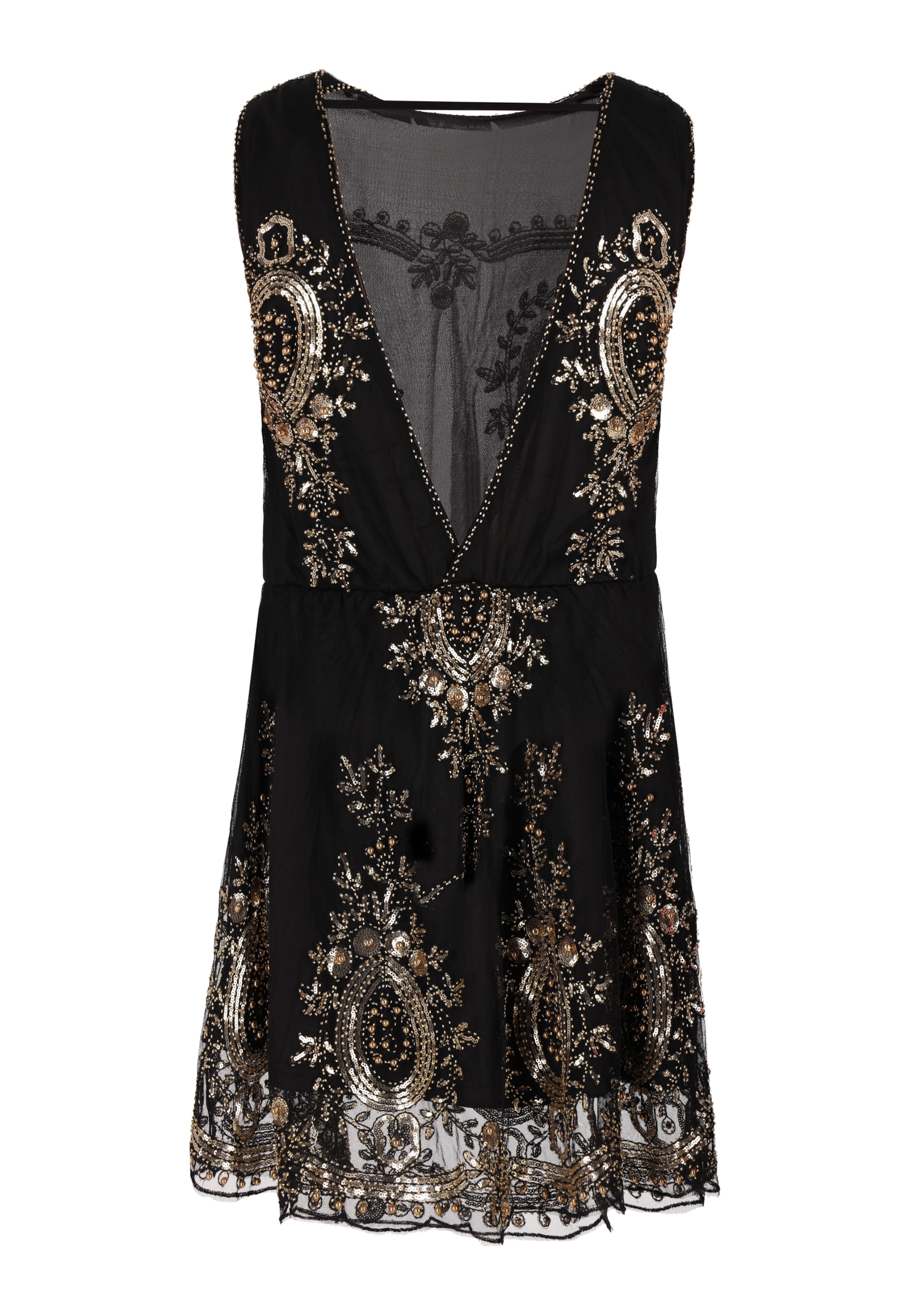 NAEMI Cocktailkleid in Schwarz