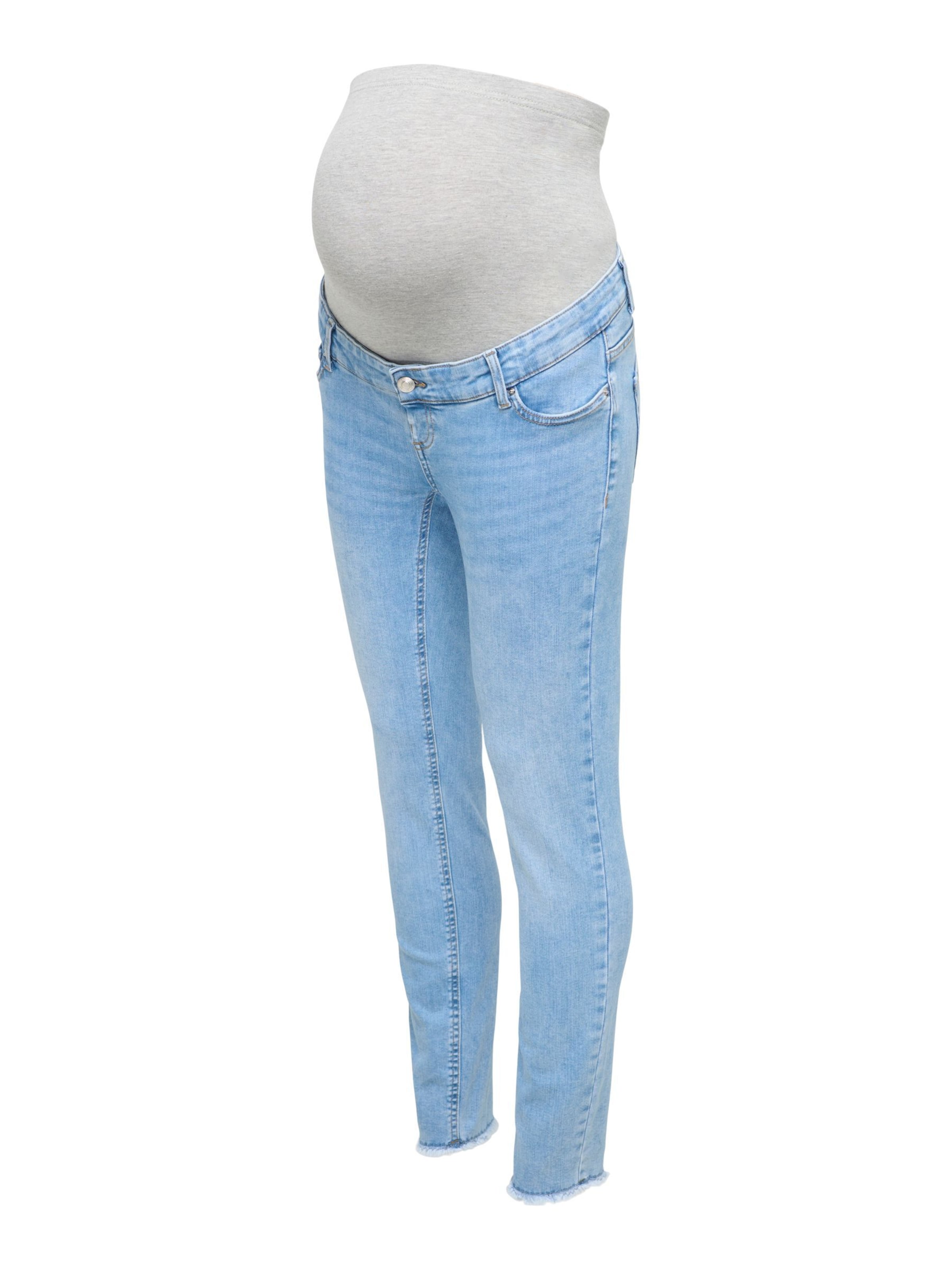 Skinny Jean 'OLMBlush' Only Maternity en bleu : devant
