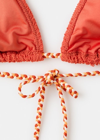 MANGO TEEN Triangle Bikini 'Sandra' in Orange