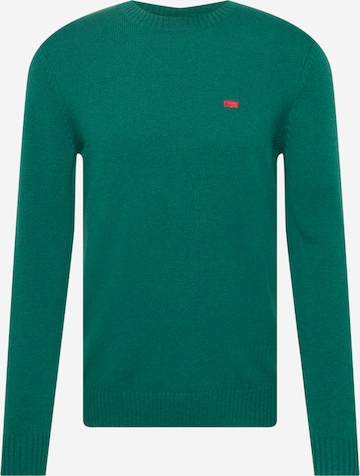 LEVI'S ® Trui 'Original Housemark Sweater' in Groen: voorkant